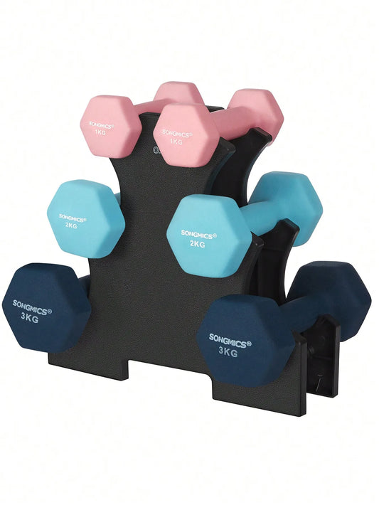 Dumbbell Set 12kg + Storage Station